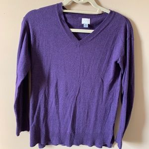 Purple sweater